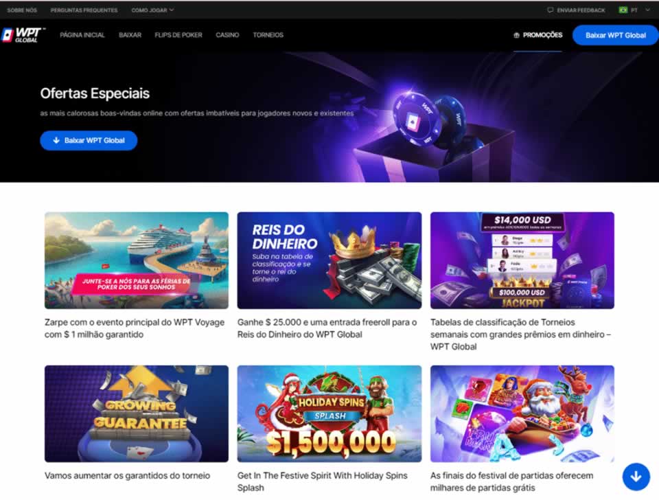 Bônus VIP em cassino online